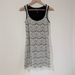 y2k Boho lace dress